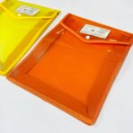 ⁦ملف بطمة ملون شفاف لـ حفظ الأوراق والدفاتر مقاس A4⁩ - الصورة ⁦6⁩