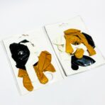 ⁦مجموعة بالونات ذهبية واسود وابيض بعبارات أحبك & ألف مبروك التخرج⁩ - الصورة ⁦2⁩