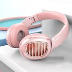 سماعة رأس بلوتوث وردية موكسوم المحيطية بصوت عالي الجودة