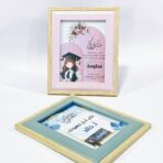 كاترو صور خشبي راقي مقاس 15*20 سم هدية جميلة