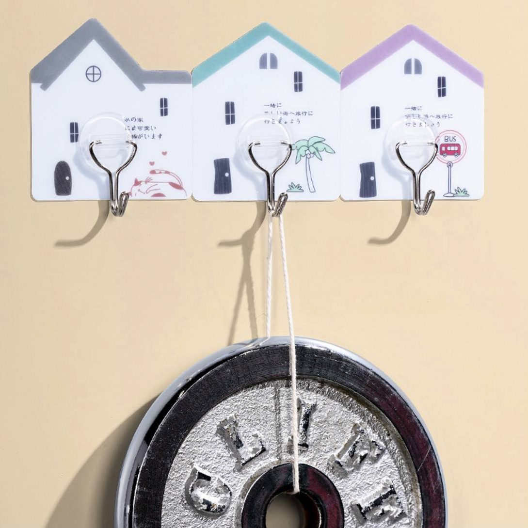 photo_1_2024-10-13_11-19-45 علاقة لاصقة بتصميم منزل لا تحتاج إلى حفر 2 قطع - الصورة 1