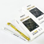 قلم حبر سائل باللون الذهبي و الأبيض 1.0 مم من BAOKE