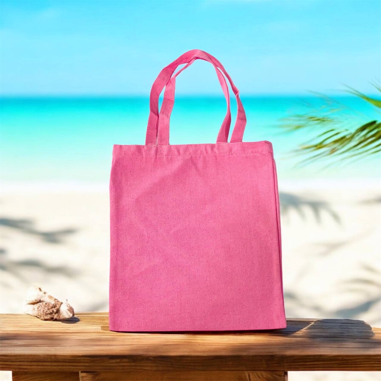 photo_1_2024-10-31_16-42-43 حقيبة توت باق وردية مع سوستة خامة غليظة ممتازة - الصورة 1