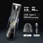 ⁦ماكينة حلاقة الأماكن الحساسة والجسم  مقاومة للماء مع اضاءة⁩ - الصورة ⁦2⁩