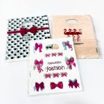 اكياس هدايا وتوزيعات خلوط مقاس 25.5*19.5 سم عدد 100 كيس