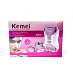 جهاز ازالة الشعر والتنعيم للجسم والقدمين 3 في واحد من Kemei