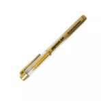 ⁦قلم حبر سائل باللون الذهبي و الأبيض 1.0 مم من BAOKE⁩ - الصورة ⁦2⁩