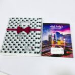 ⁦اكياس هدايا وتوزيعات خلوط مقاس 25.5*19.5 سم عدد 100 كيس⁩ - الصورة ⁦2⁩