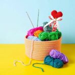 خيوط صوف ناعمة ملونة للأعمال الفنية والحرفية تريكو رول