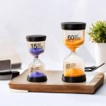 ساعة رملية مناسبة للدراسة وانجاز المهام والتركيز 60 & 15 دقيقة