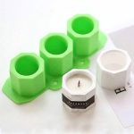 قالب كوب سيليكون ثلاثي لصب الجبس وصناعة الشموع WFHM77