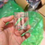 ⁦علب بلاستيك شفافة لحفظ المنتجات والكريمات غطاء فضي حجم 100 & 200 مل⁩ - الصورة ⁦6⁩