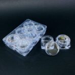 ⁦طقم 6 علب اكريليك لمنتجات العناية والكريمات والكوزماتيك عبوة 30 مل⁩ - الصورة ⁦3⁩