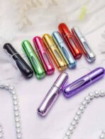 ⁦زجاجة تقسيم العطور بخاخه 5 مل قابلة لإعادة الملء محمولة مناسبة للسفر⁩ - الصورة ⁦3⁩