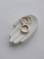 ⁦قالب سيليكون يد صغير لصنع كونكريت والجبس لديكورات المنزل والاعمال اليدوية WFHM77⁩ - الصورة ⁦4⁩