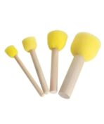 ⁦فرش اسفنجية للتلوين وتطبيق مادة العزل للكونكريت وصنع التدرجات المختلفة 4 قطع WFHM77⁩ - الصورة ⁦4⁩