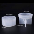 ⁦قالب علبة سكرية مخططة لصنع اشكال الجبس وديكور المنزل WFHM77⁩ - الصورة ⁦5⁩