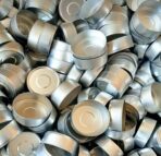 ⁦مجموعة قاعدة شمع صغيرة فارغة مع قطع الفتيل عدد 8 قطع WFHM77⁩ - الصورة ⁦2⁩