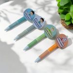 قلم حبر بطمة هدية تشجيعية عبارة بالتوفيق والنجاح توزيعات للطلبة