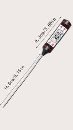 ⁦مقياس حرارة رقمي اساسيات صناعة الشمع مقياس WFHM77⁩ - الصورة ⁦2⁩