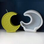 قالب هلال رسمة ماندالا لصناعة الشموع ودبيكورات رمضان WFHM77