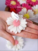 ⁦قالب سيليكون وردة البابونج لصناعة الشموع المعطرة وقالب الصابون وصب الجبس WFHM77⁩ - الصورة ⁦2⁩