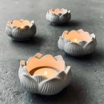 قالب وردة اللوتس لصب الجبس WFHM77