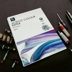 كراسة رسم ورقات خاصة بألوان الاكريليك 20 ورقة 250 جرام