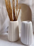 قالب مزهرية كبير 3D  زخرفي لديكور المنزل وصنع الجبس WFHM77