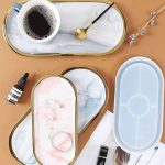 قالب بيضاوي سيليكون لصناعة ديكور المنزل بالجبس WFHM77لا