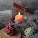 قالب سيليكون على شكل خيط الصوف لديكورات المنزل وصنع شموع WFHM77