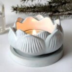 ⁦قالب وردة اللوتس لصب الجبس WFHM77⁩ - الصورة ⁦2⁩