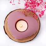 ⁦قالب سيلكون نجمة وهلال وقلب لصب الجبس مع حاملة شمع  ديكورات المنزل WFHM77⁩ - الصورة ⁦9⁩