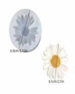 ⁦قالب سيليكون وردة البابونج لصناعة الشموع المعطرة وقالب الصابون وصب الجبس WFHM77⁩ - الصورة ⁦3⁩