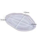 ⁦قالب سيليكون بيضاوي شكل سحابة WFHM77⁩ - الصورة ⁦3⁩