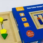 ⁦لعبة تقوية ذكاء الاطفال مطابقة الاشكال والالوان الاصلية خشب كامل⁩ - الصورة ⁦6⁩