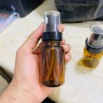 ⁦عبوة بلاستيك فاخرة لون بني تستعمل لوشن و زيوت عبوة 60 & 100 مل⁩ - الصورة ⁦10⁩