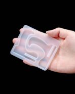 ⁦قالب سيلكون ديكور سطح مكتب وحامل لهاتف النقال  لاعمال الجبس وراتنجات الايبوكسي WFHM77⁩ - الصورة ⁦2⁩