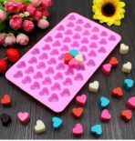 قالب سيلكون شكل قلب 55 حبة لصنع بخور المستكة وتزين كب الشموع WFHM77