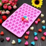 قالب سيلكون شكل قلب 55 حبة لصنع بخور المستكة وتزين كب الشموع WFHM77