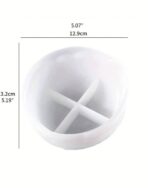 ⁦قالب سيلكون علي شكل طبق لعمل الجبس وديكور المنزل والراتنج WFHM77⁩ - الصورة ⁦5⁩