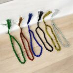 سبحة 33 حبة بلاستيك مزخرفة بخطوط