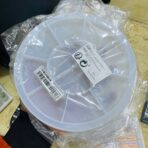 ⁦قالب سيلكون دائري مخطط من الخارج لصنع ديكورات الجبس WFHM77⁩ - الصورة ⁦3⁩