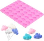 ⁦قالب سيلكون شكل سحابة 36 قطعه لصنع بخور مستكة والشكلاطة WFHM77⁩ - الصورة ⁦8⁩