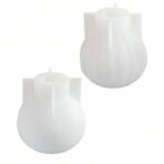 ⁦قالب سيلكون فازا شكلين مخطط وبدون تخطيط A * B ديكور منزل WFHM77⁩ - الصورة ⁦4⁩