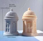 ⁦قالب فانوس رمضان ديكور رمضان نقش نجوم و هلال WFHM77⁩ - الصورة ⁦2⁩