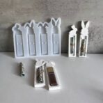 ⁦قالب توزيعات مناسبات وهدايا سيلكون للـ جبس والريزن شكلين قلوب وهدايا & ارنوب WFHM77⁩ - الصورة ⁦7⁩