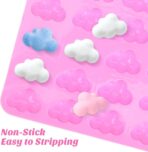 ⁦قالب سيلكون شكل سحابة 36 قطعه لصنع بخور مستكة والشكلاطة WFHM77⁩ - الصورة ⁦9⁩