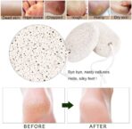 ⁦حجر طبيعي لتنظيف القدمين للبشرة الميتة والصلبة، مبرد قدم للرجال والنساء⁩ - الصورة ⁦2⁩