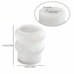 ⁦قالب سيلكون حامل شمع تصميم مخطط ديكور كلاسيكي WFHM77⁩ - الصورة ⁦4⁩